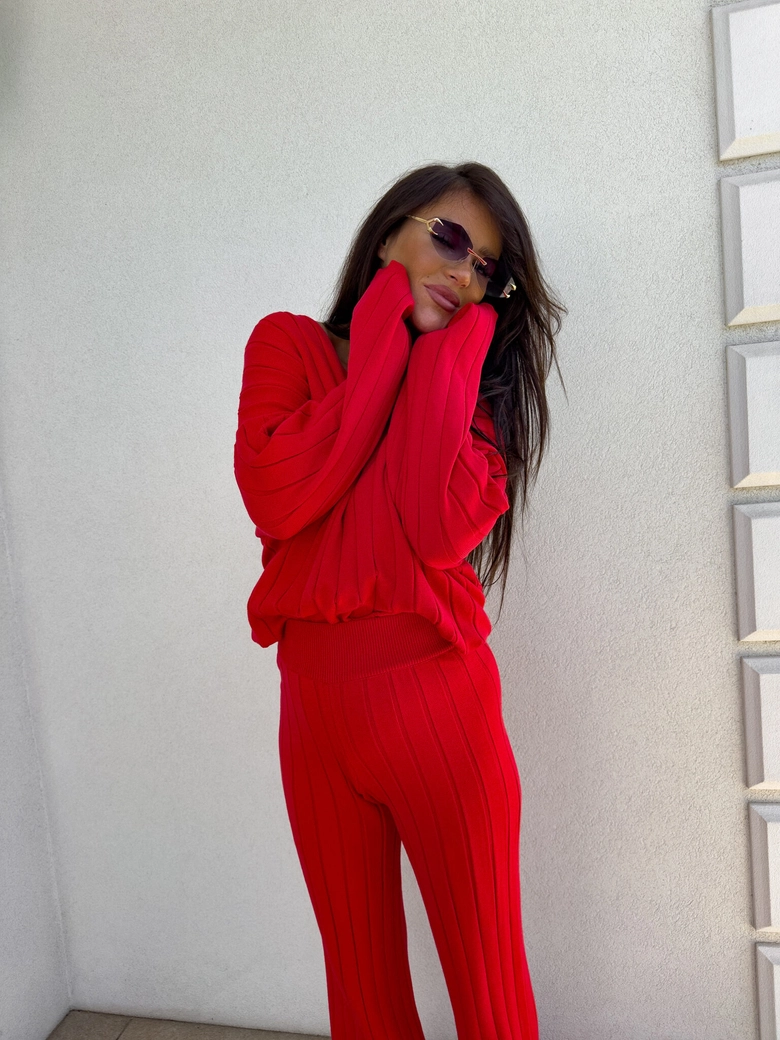 Komplet CANDICE – czerwony