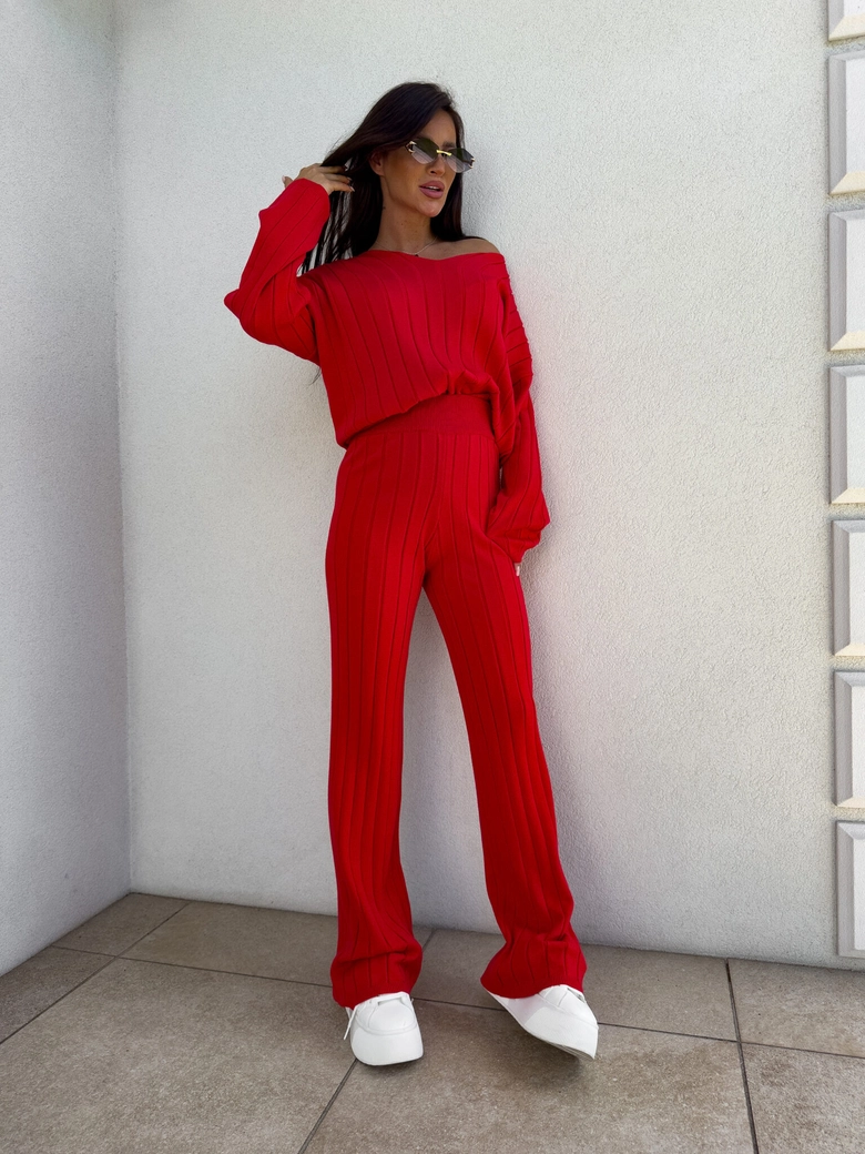 Komplet CANDICE – czerwony