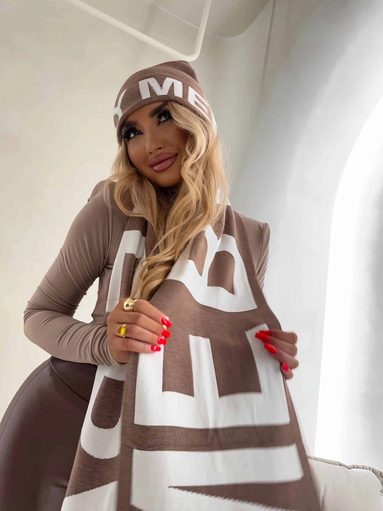 Czapka BY ME - mokka