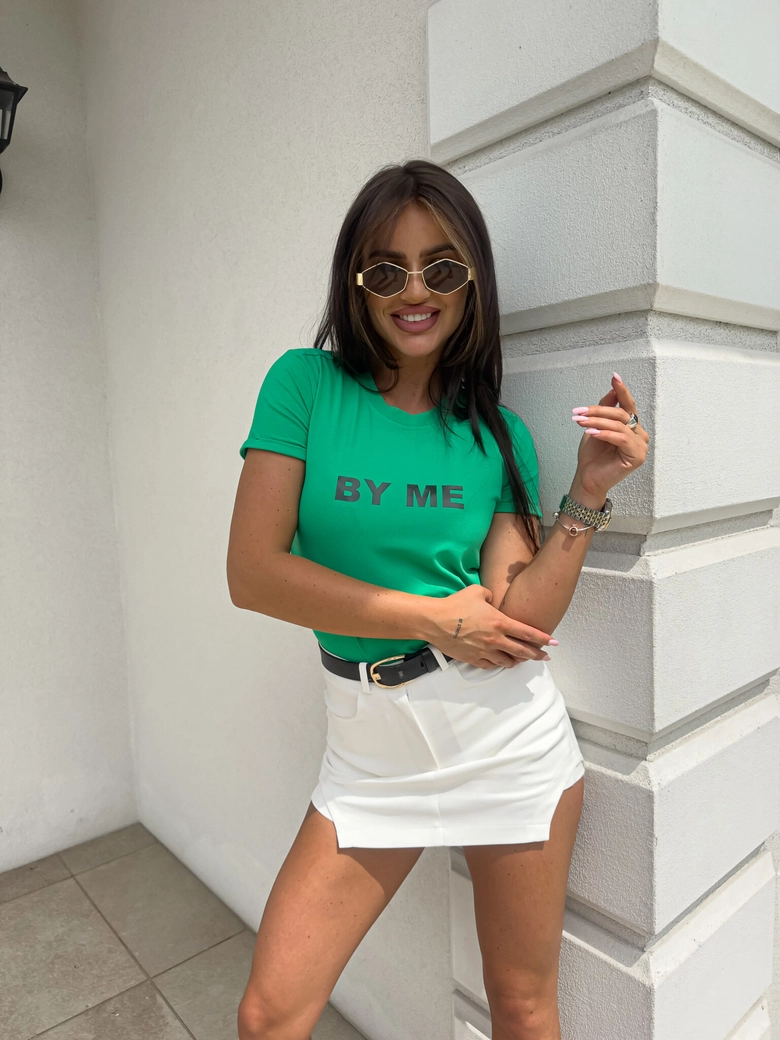 T-shirt GLAMOROUS - zieleń C16555