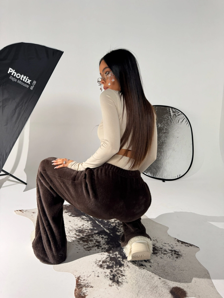 Spodnie TENDER czekolada