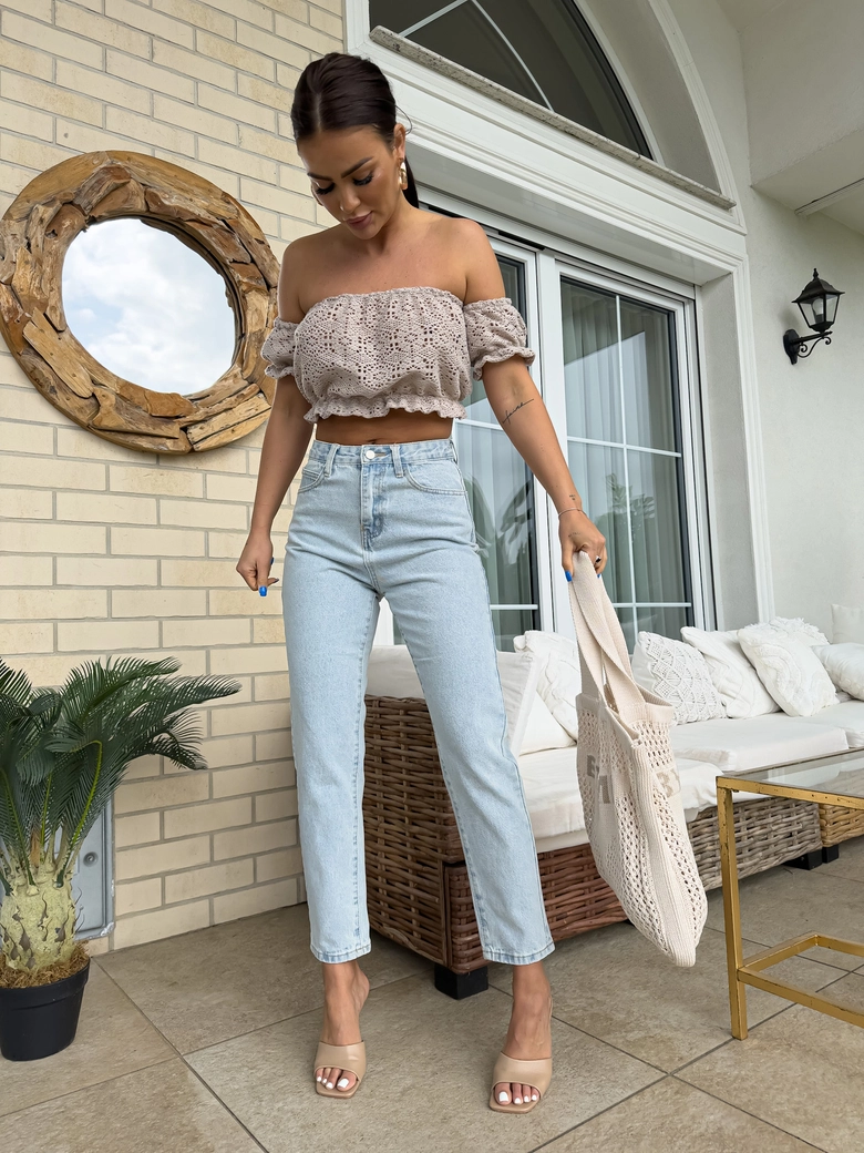 Jeansy MOM FIT - jeansowe T16545