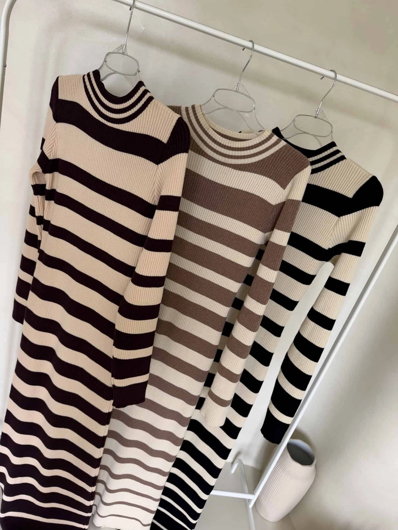 Sukienka VERSATILE - mokka-beż