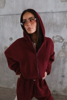 Bluza THEME bordo