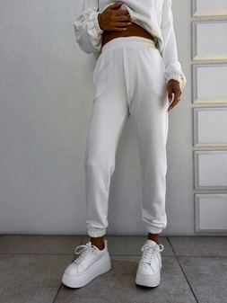 Spodnie dresowe CLASSIC - ecru