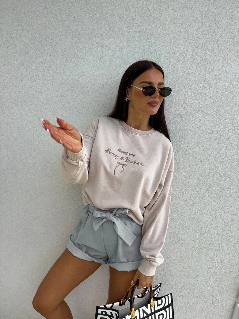 Bluza GOODNESS - jasny beż