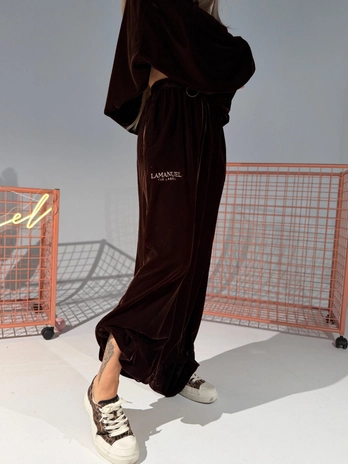 Spodnie NUIT czekolada