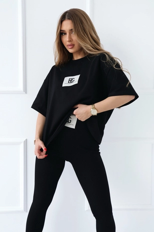 T-Shirt damski BG Bing | czarny