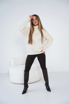 Bluza damska BG Say yes | waniliowy