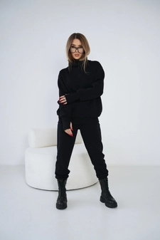 Bluza damska BG Say yes | czarny