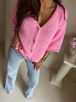 Kardigan ROYAL - różowy