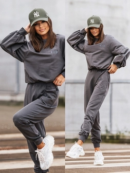 Bluza dresowa grafitowa Roxie CY471