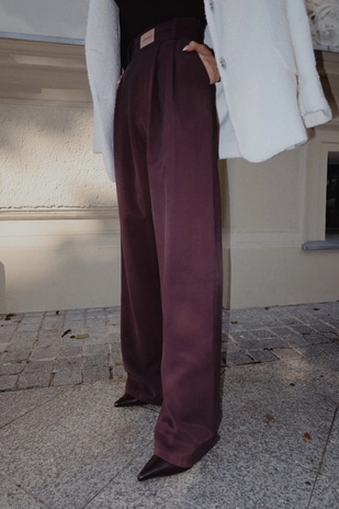 Spodnie TALK TO czekolada