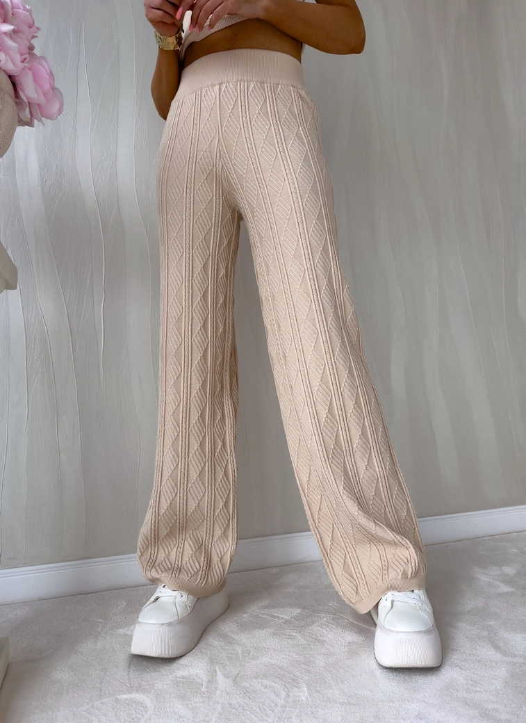 Spodnie SAMIRA - jasny beż