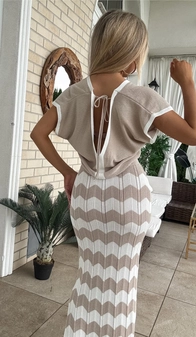 Spódnica ANN – beżowa