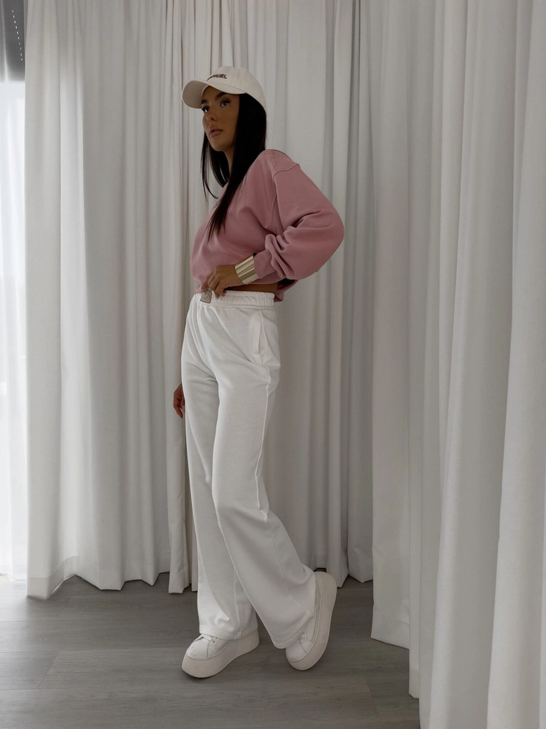 Bluza COTTON - brudny róż