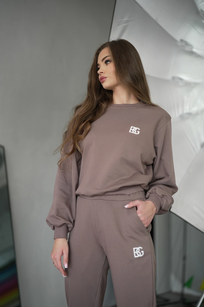 Bluza damska BG Basic | cappuccino CY18477