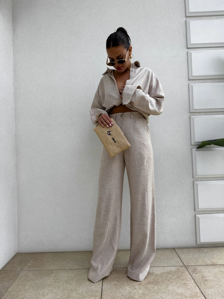 Koszula OVER SPRING natural – ciepły beż