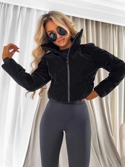 Kurtka VESTE II – czarno-różowa