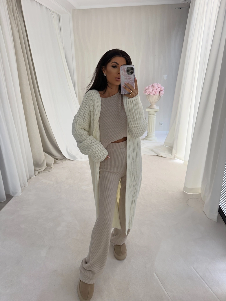 Komplet ANGEL - chłodny beż