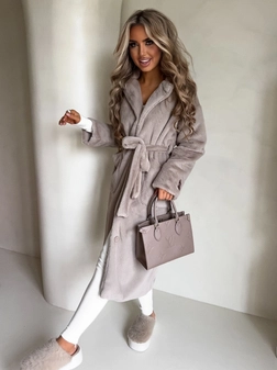 Płaszcz NOELLE – chłodny beż