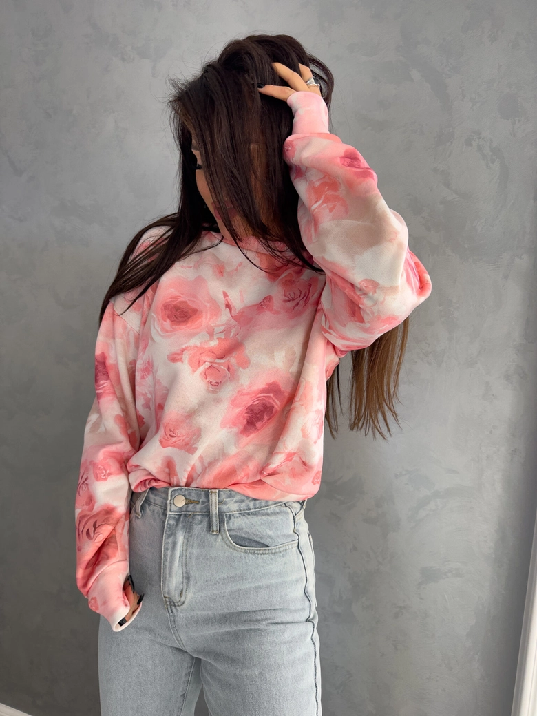 Bluza MARC print – peach