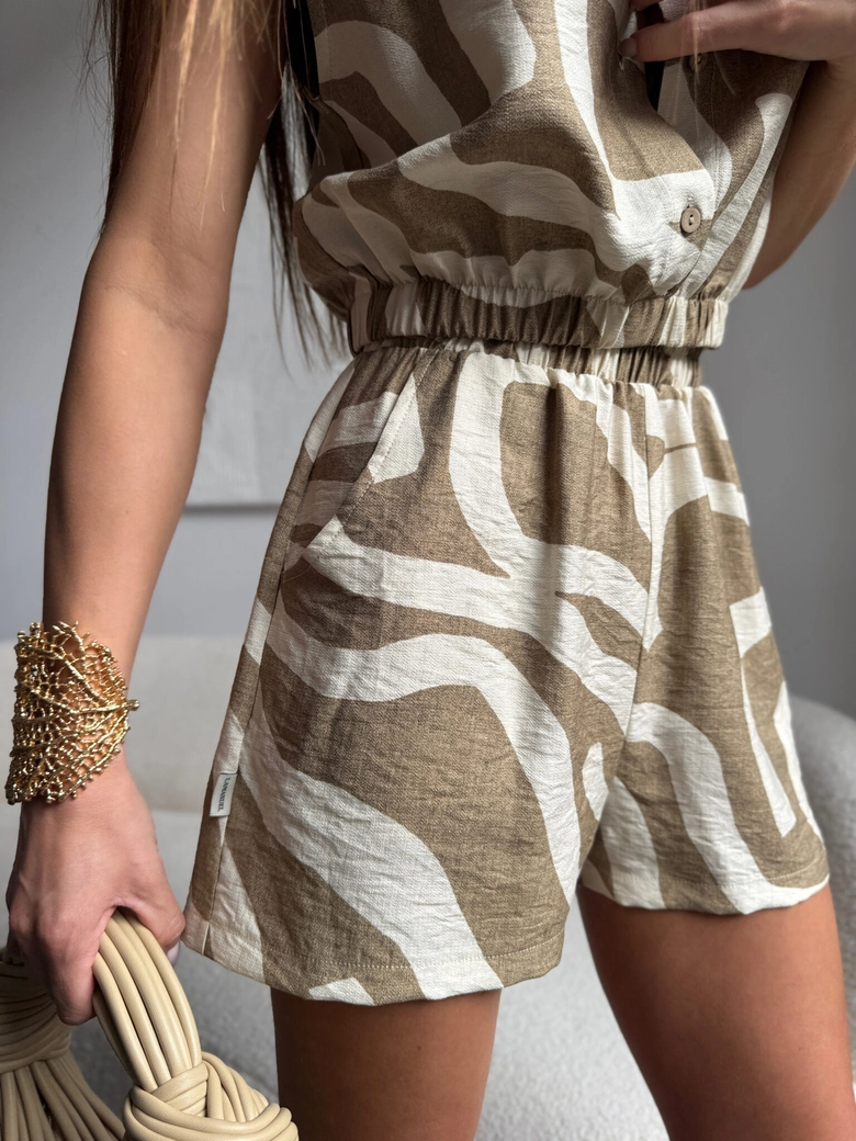 Komplet THE PALM beż