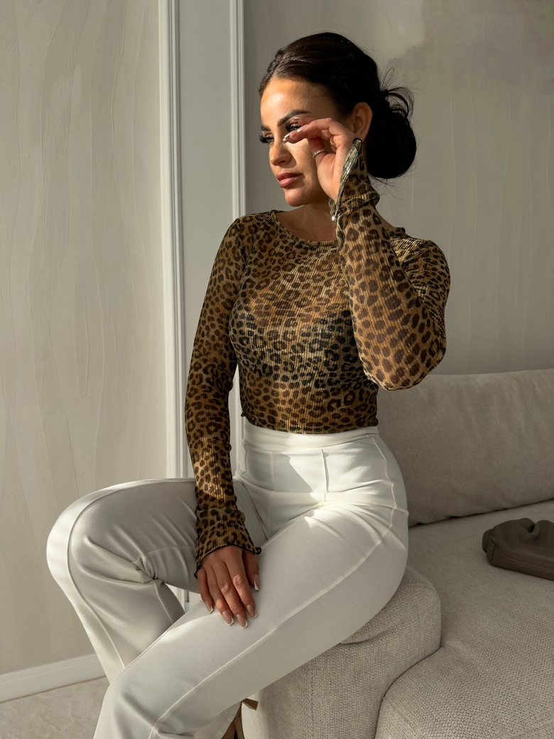 Bluzka SHY - panterka C18956