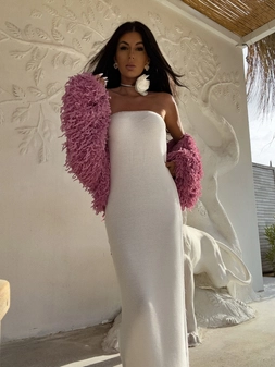 Sukienka SPAIN - ecru