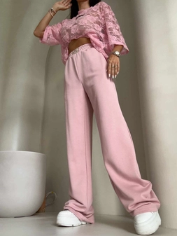 Spodnie SEVEN – brudny róż