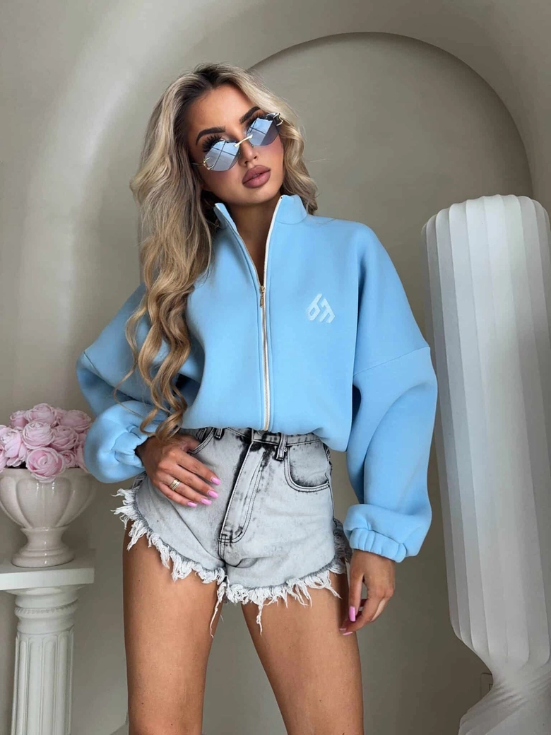 Bluza BESTIE - baby blue