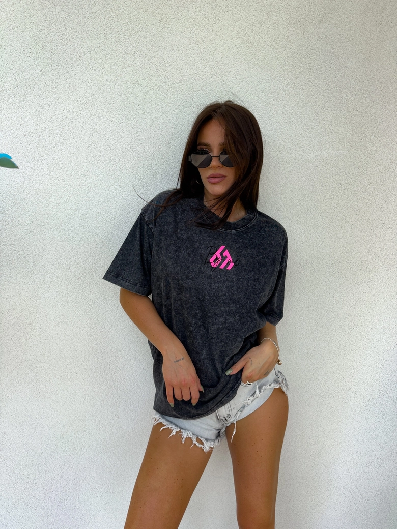 T-shirt MONETTE - czarny