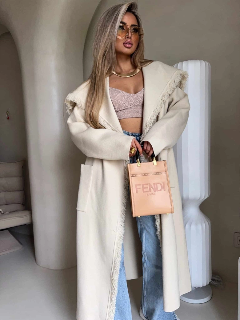 Płaszcz DIVA – jasny beż