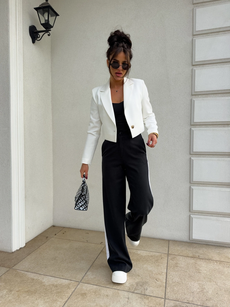 Marynarka SLIM - ecru