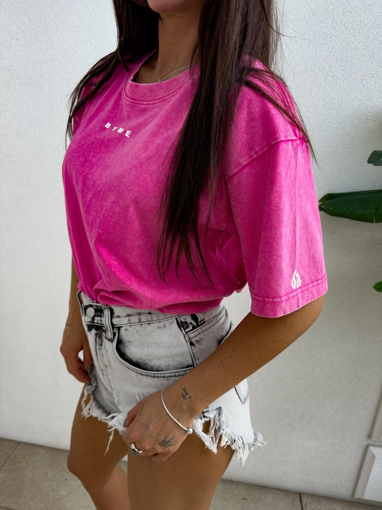 T-shirt PLAY - różowy