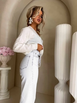 Sweter HERMES – ecru