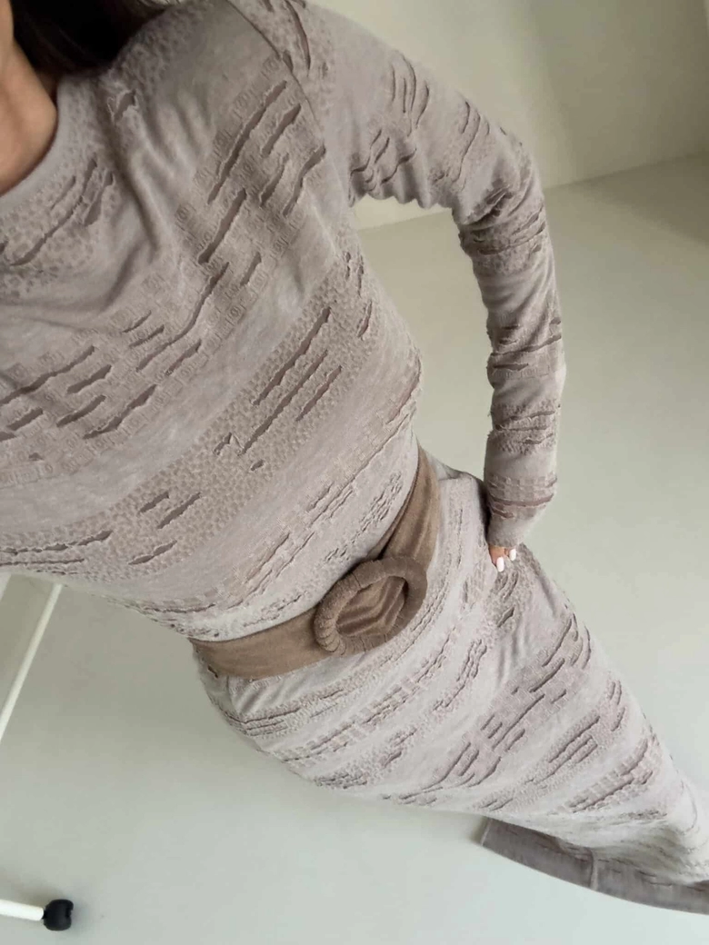 Komplet NIFE – beżowy