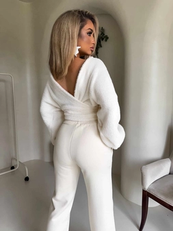 Bluzka KAIRA TEDDY – ecru