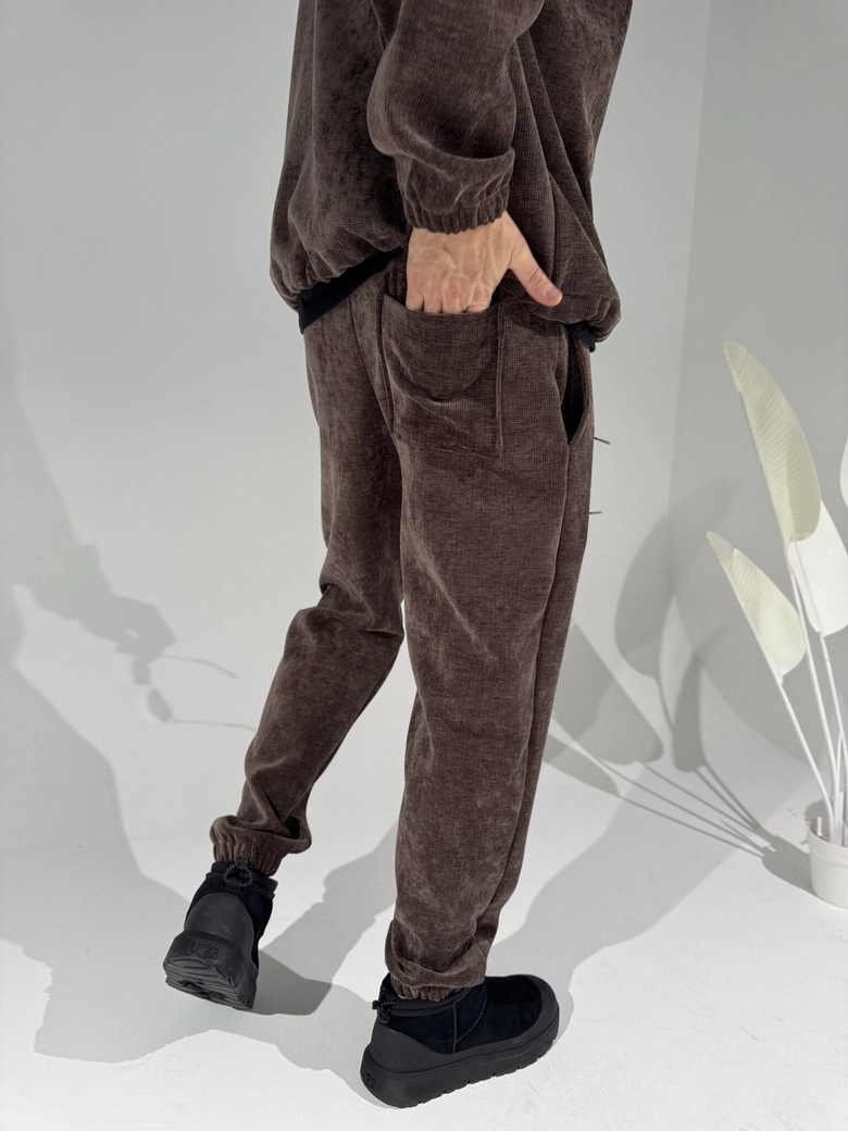 Spodnie KING czekolada