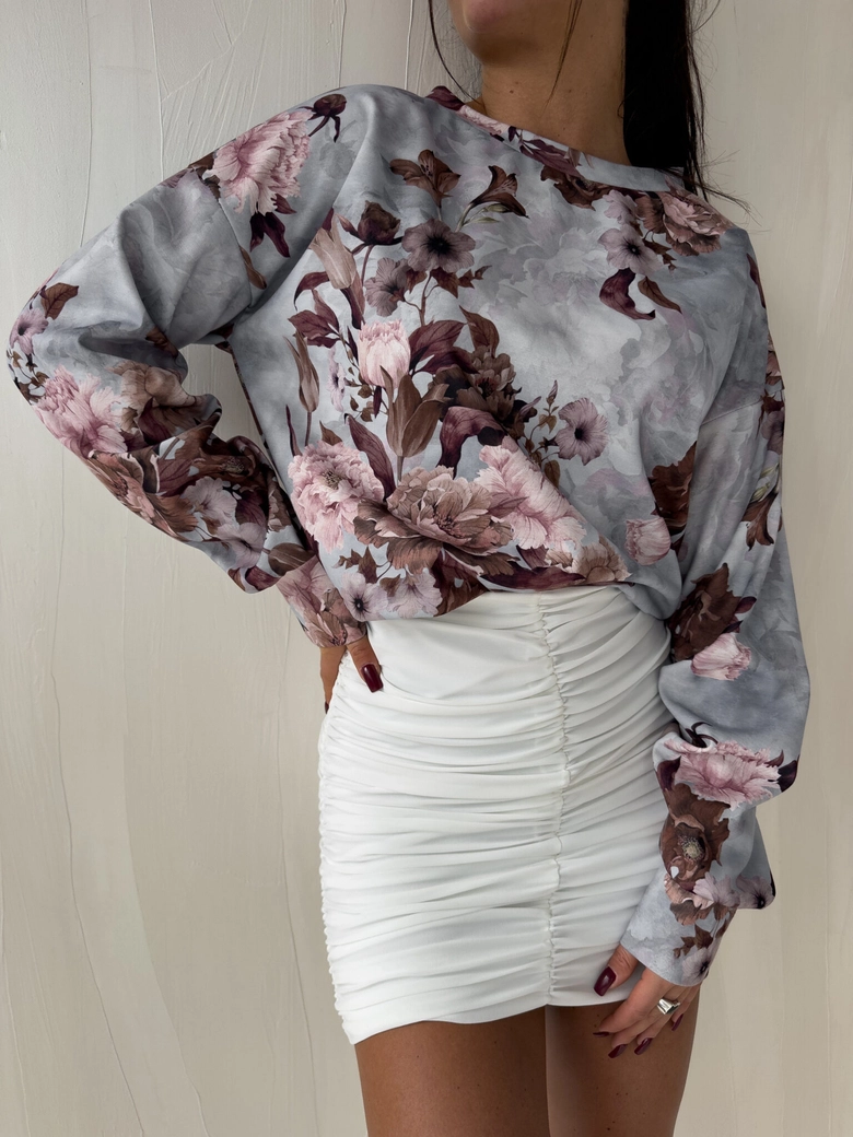 Spódnica MARSZCZONA – ecru F19237