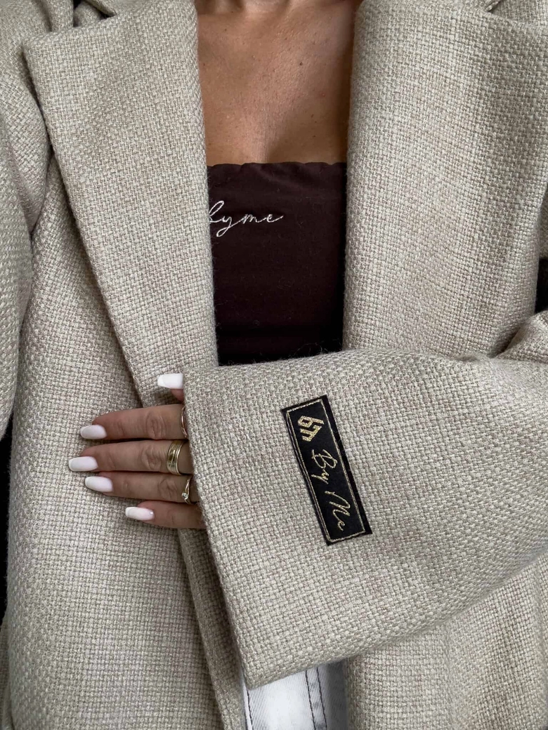 Płaszcz BOSS – beżowy