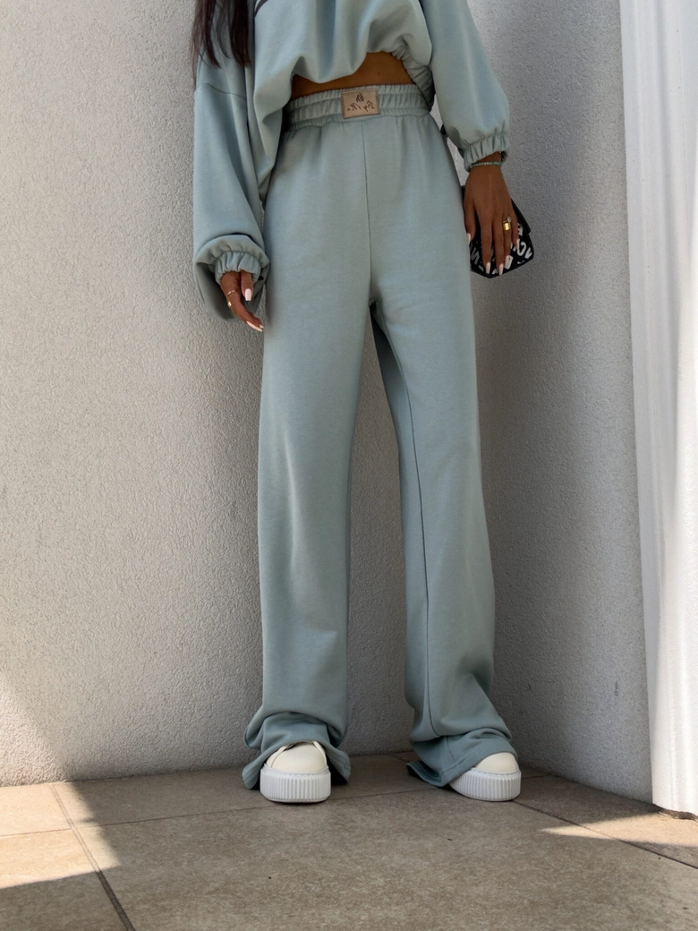 Spodnie SEVEN – szałwiowe