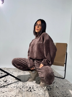 Bluza QUEEN czekolada