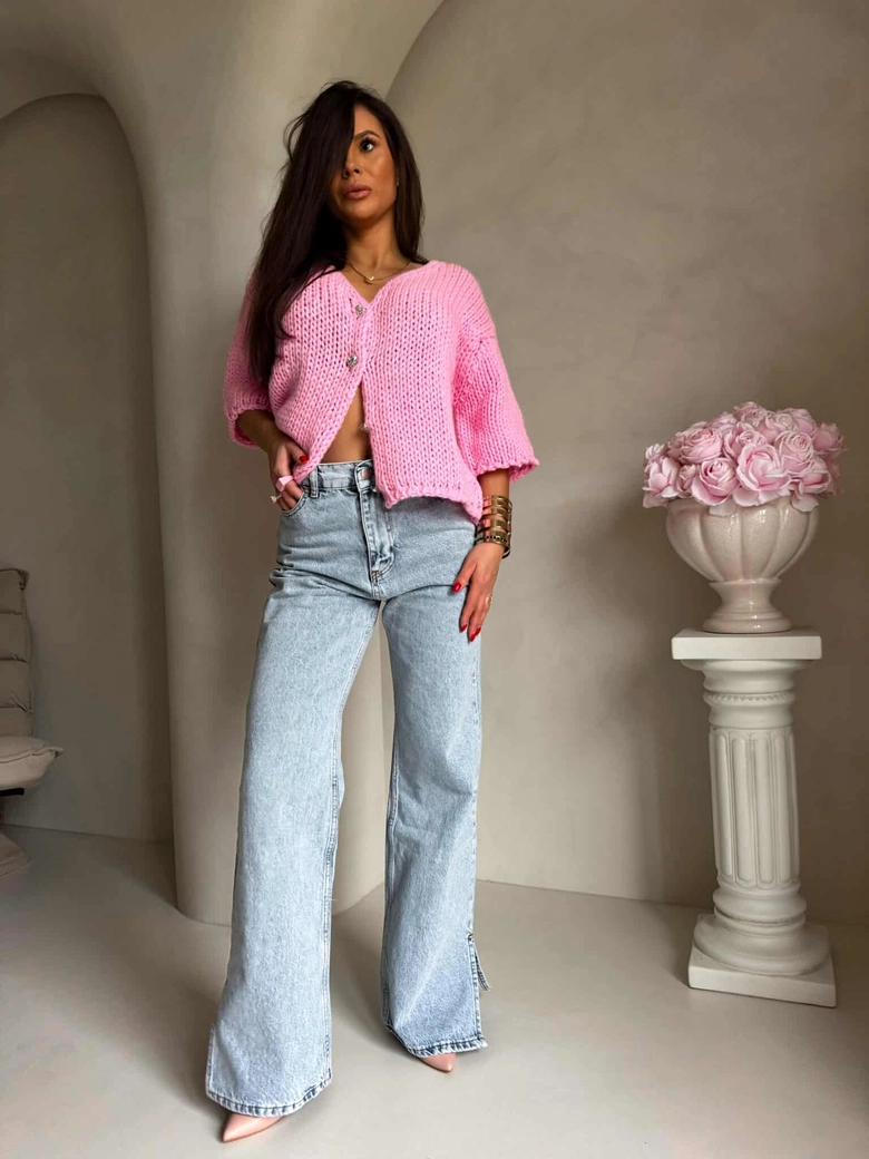 Kardigan ROYAL - różowy