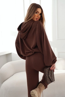 Komplet damski BG Opium | gorzka czekolada