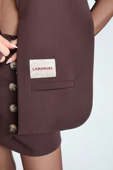 Kamizelka FOLD czekolada