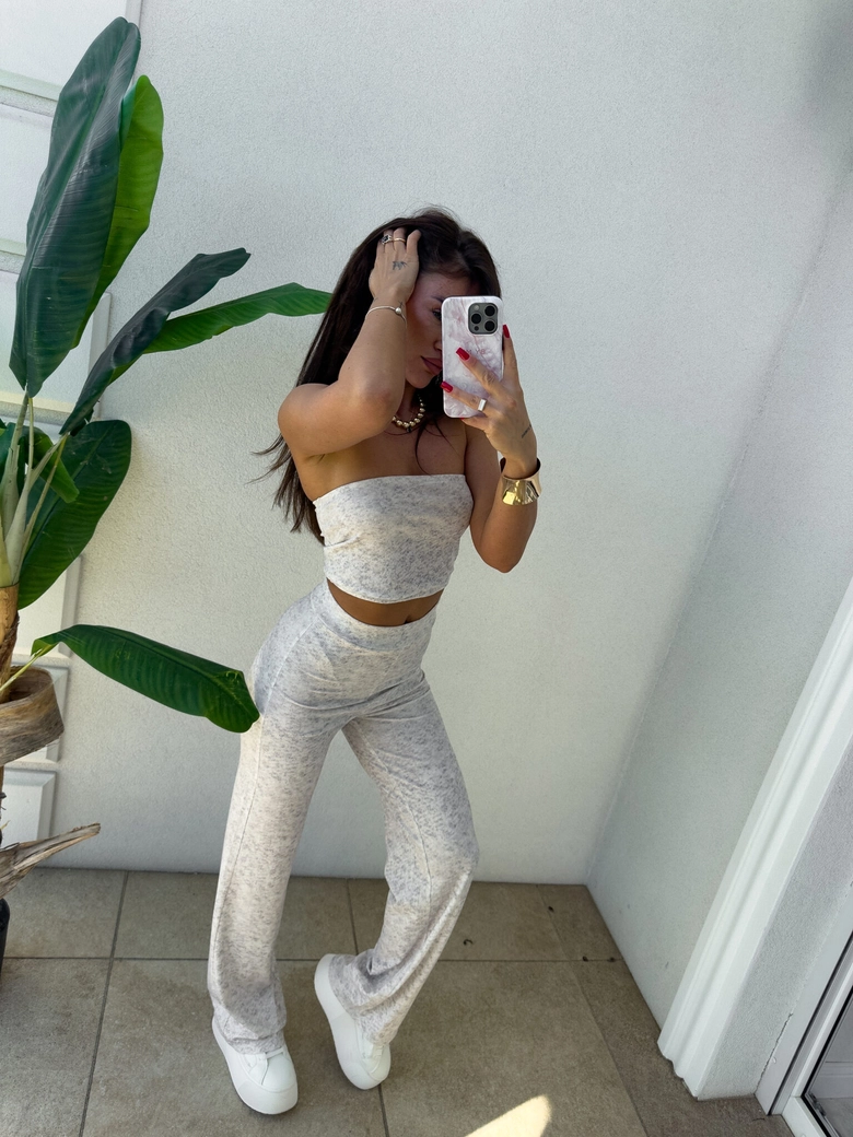 Komplet NYC - jasny szary