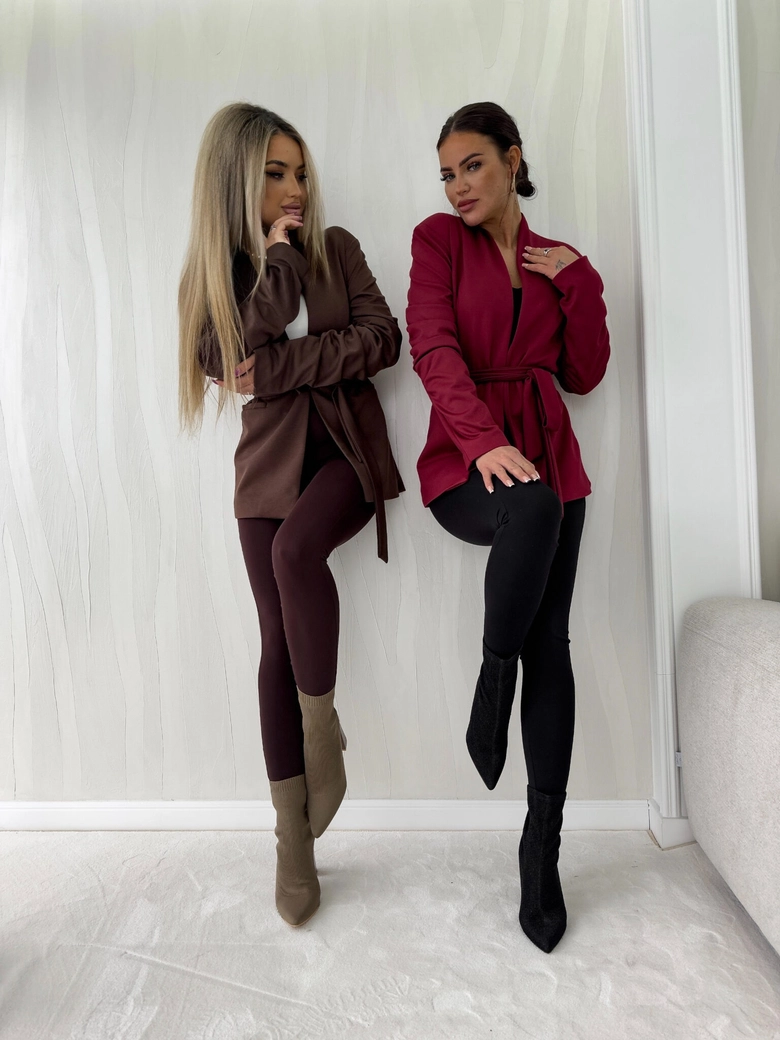 Marynarka ISABELLE – bordo R18983