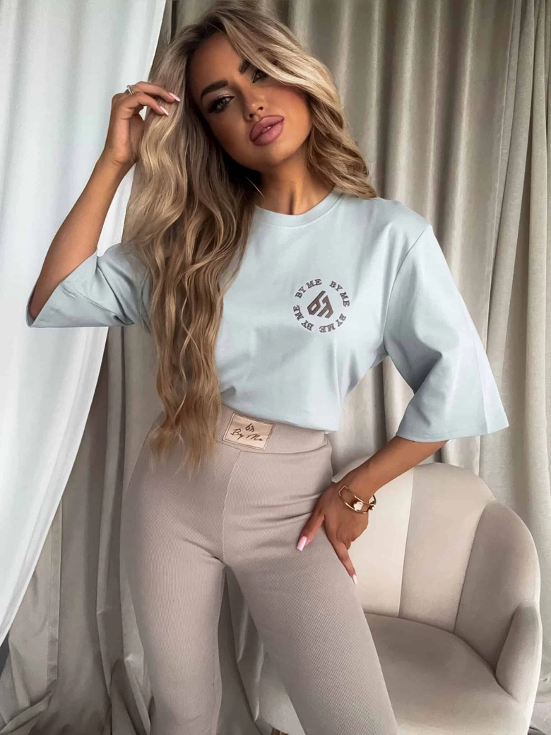 T-SHIRT PREMIUM - szałwiowy