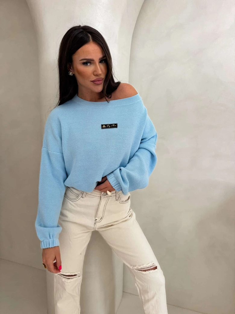 Sweter CANOA – niebieski